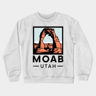 Moab Utah Arches Crewneck Sweatshirt